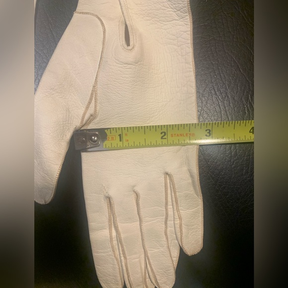Antique Kidskin gloves above the elbow - Size 6 1/2 - Very Soft Made in Italy - Picture 7 of 12